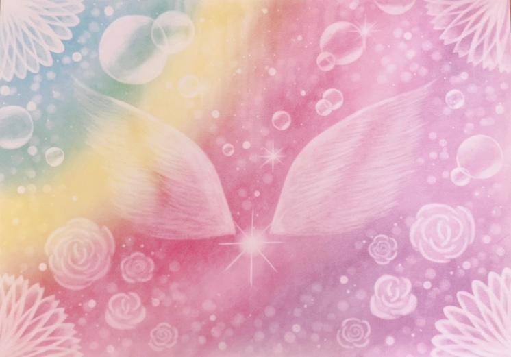 絵画の通販、購入ならFROM ARTIST/作品名：天使のセラピー〜虹色の天使