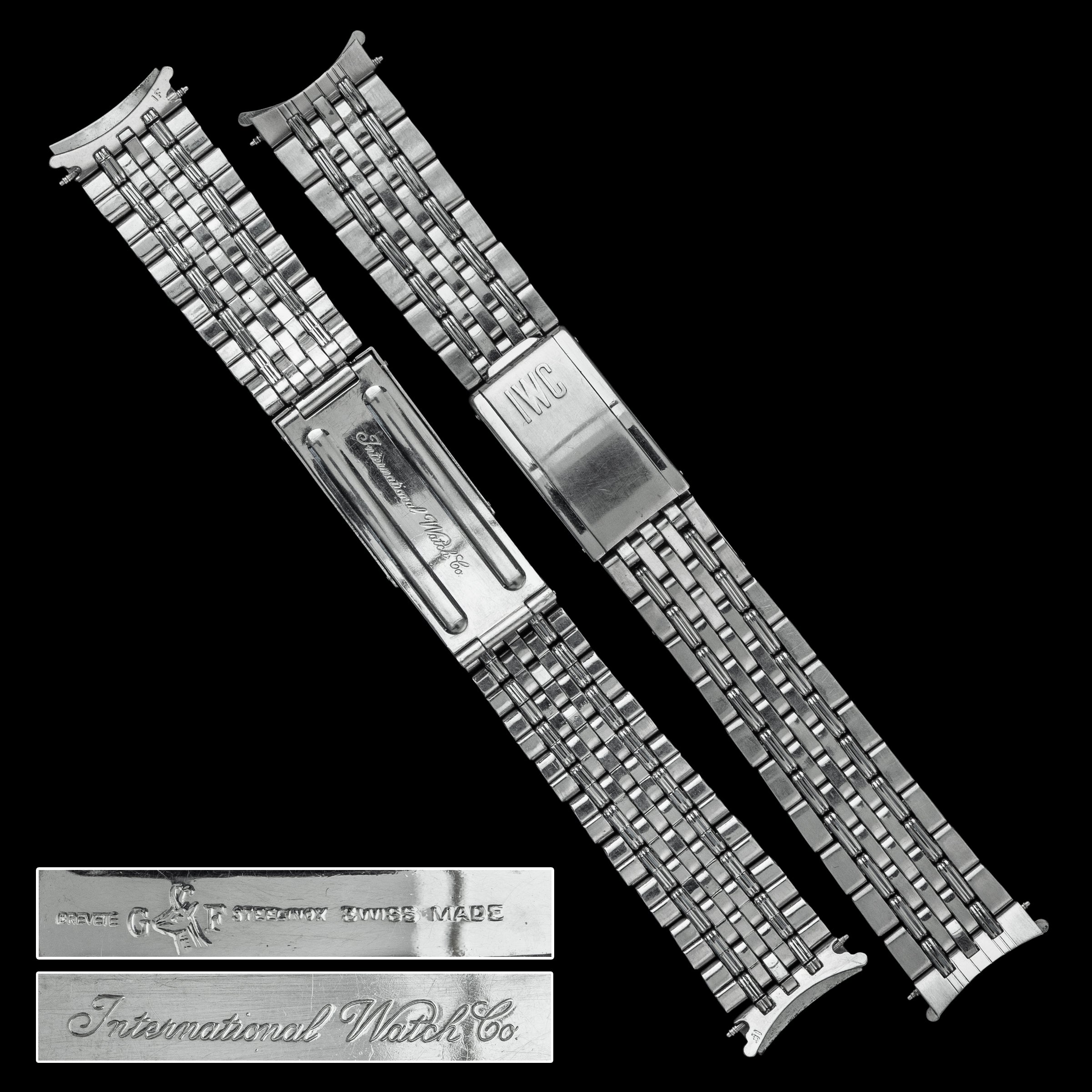 No. b8795 / IWC 18mm Gay Frères Bracelet - 1960s – From Time To Times