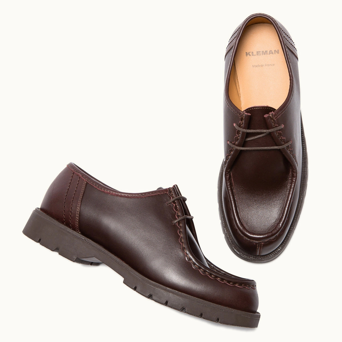 Buy online Kleman Padror Tyrolean Shoe - Brown | Frontiers Edinburgh