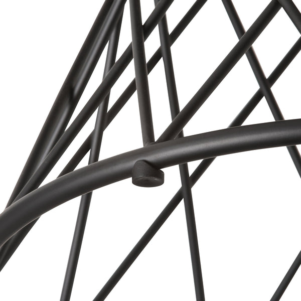 マーリア コーヒーテーブル クリア×ブラック（φ800） | Francfranc