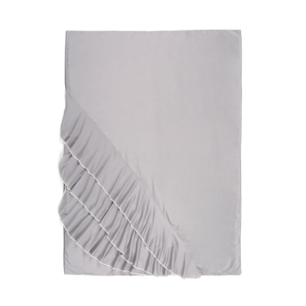 ルアンセ 掛け布団カバー ダブル グレー×ホワイト | Francfranc