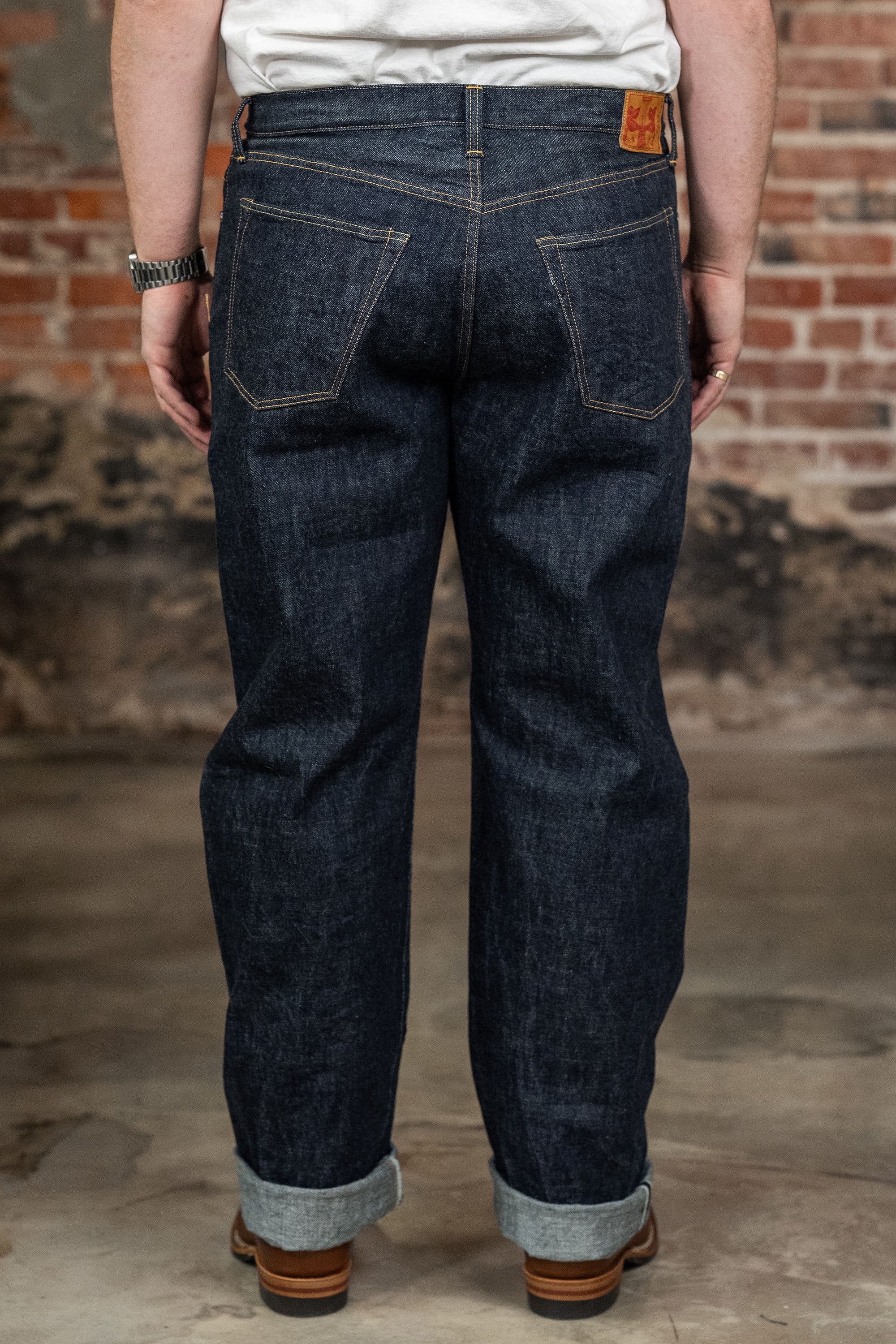 Omoto Denim 0815 13.5oz Denim Loose Fit - Indigo One-Washed