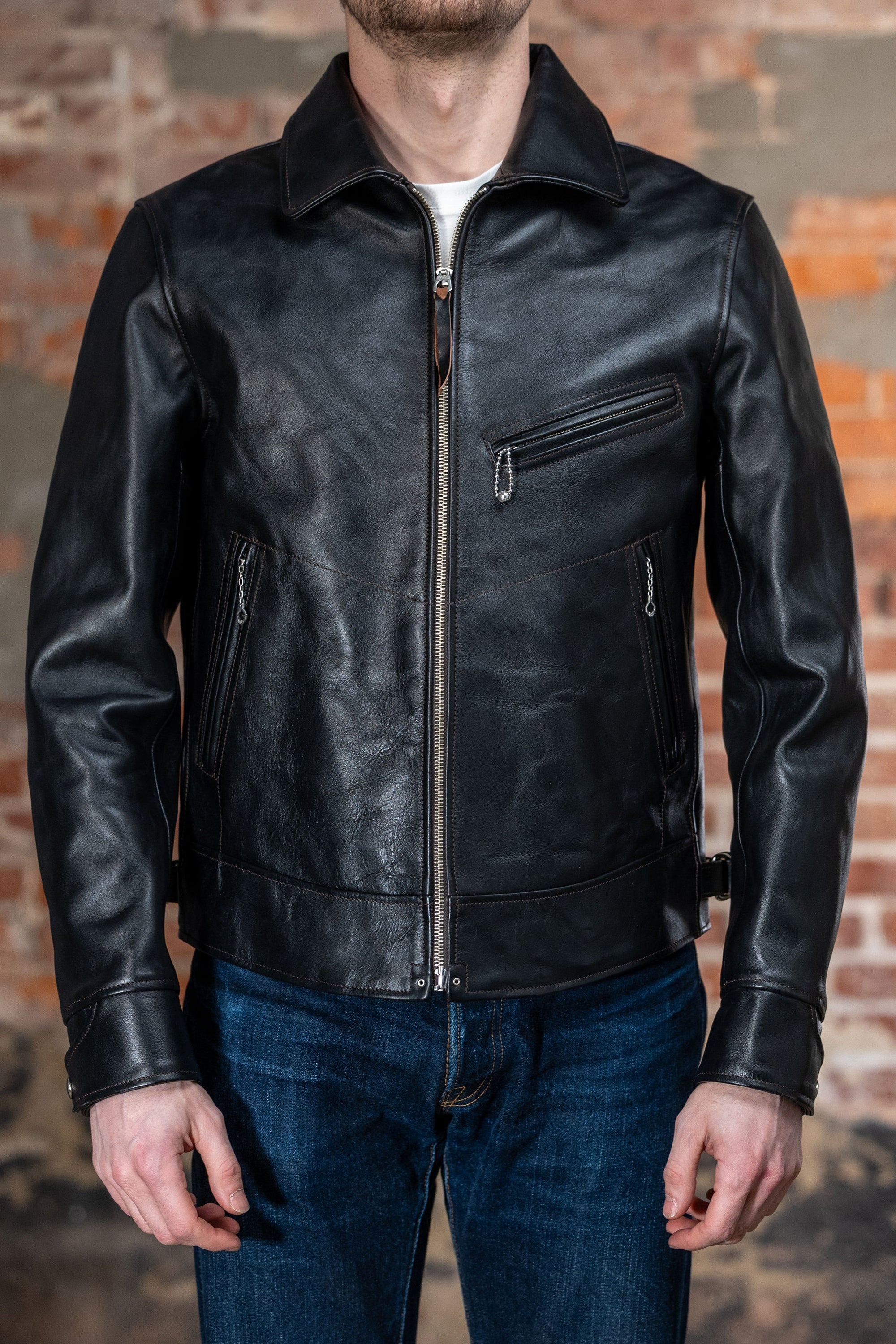 Double Helix Hugging The Curve - Black Teacore Horsehide