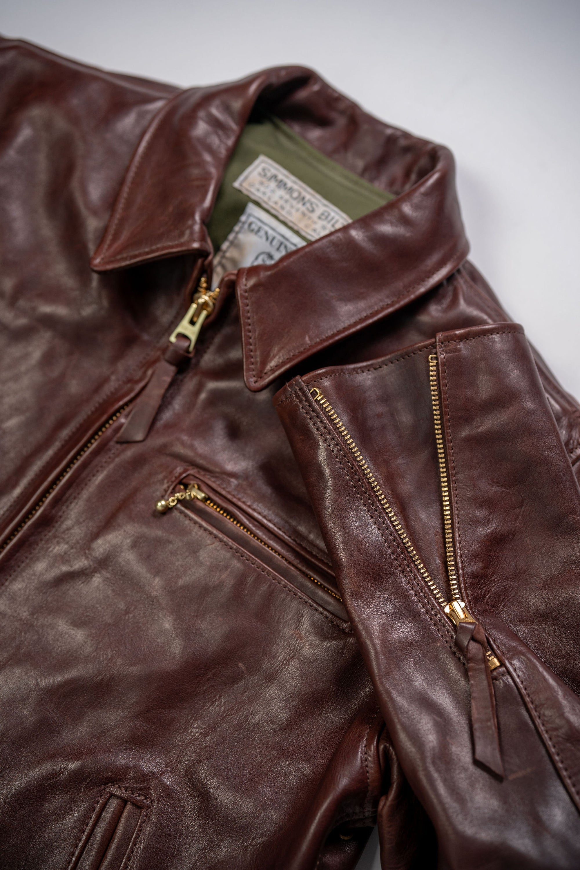 Simmons Bilt x Franklin & Poe Citywide Jacket - Japanese Brown Horsehi
