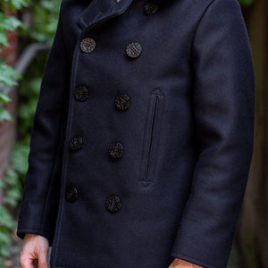 Buzz Rickson's BR11554 Pea-Coat “Naval Clothing Factory” - Navy