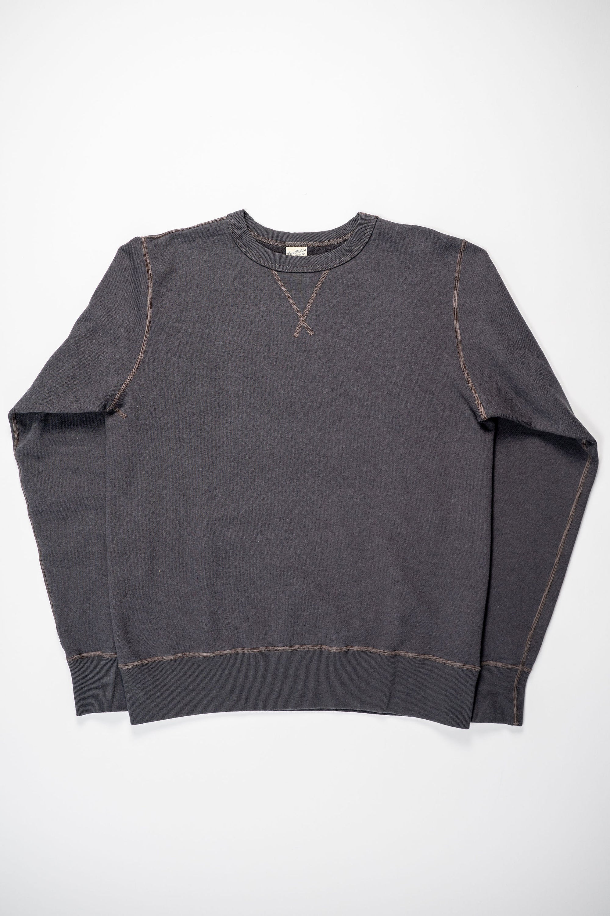 Buzz Rickson's BR65622 Set-in Crew Neck Sweatshirt - Black