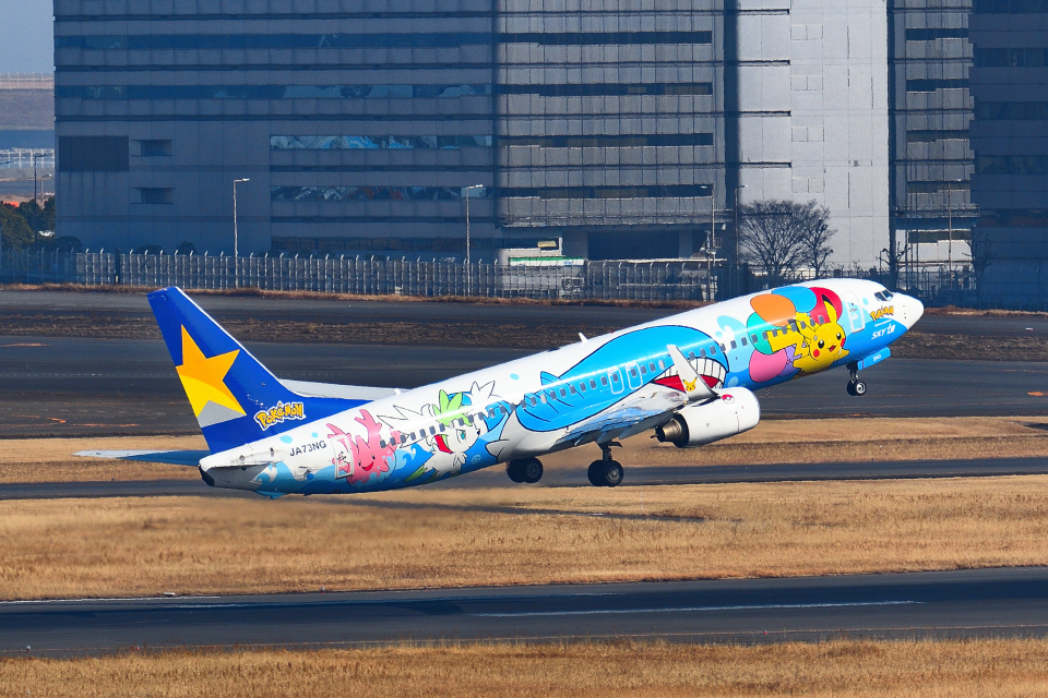 スカイマーク Boeing 737-800 JA73NG 羽田空港 航空フォト | by
