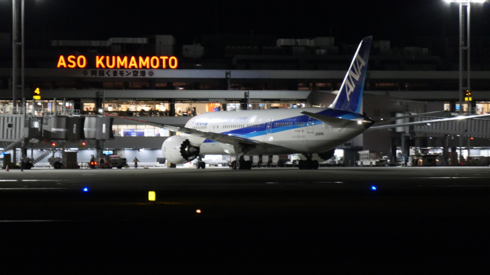 全日空 Boeing 787-8 Dreamliner JA814A 熊本空港 航空フォト | by