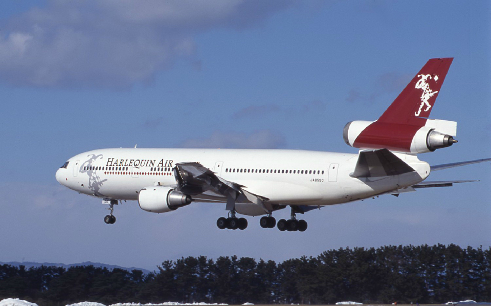 ハーレクィンエア McDonnell Douglas DC-10 JA8550 仙台空港 航空