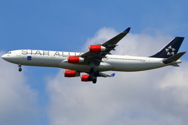 スターアライアンス」特別塗装機 スカンジナビア航空 (A340-300 | OY