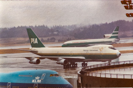 パキスタン国際航空 ボーイング747 ジャンボジェット 航空フォト