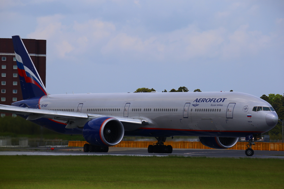 アエロフロート・ロシア航空 Boeing 777-300 VQ-BQF 成田空港 航空