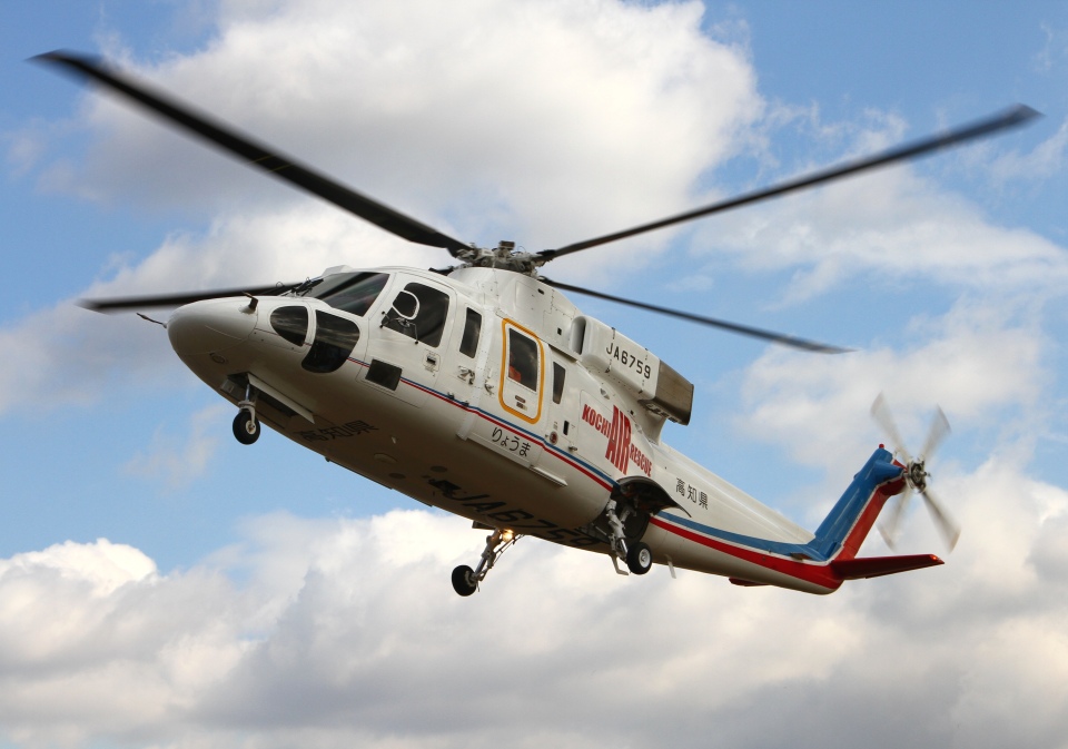 高知県消防・防災航空隊 Sikorsky S-76 JA6759 八尾空港 航空フォト