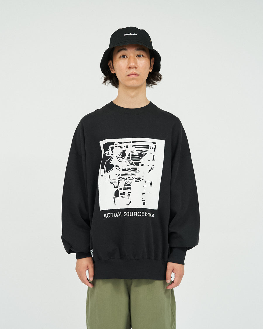 AS×FS LIGHT OZ CREW NECK SWEAT “LITHOGRAPH” – FreshService