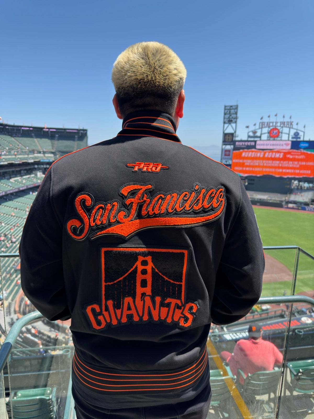 San Francisco Giants Game Day Jacket - Black & Orange – Fresh Society