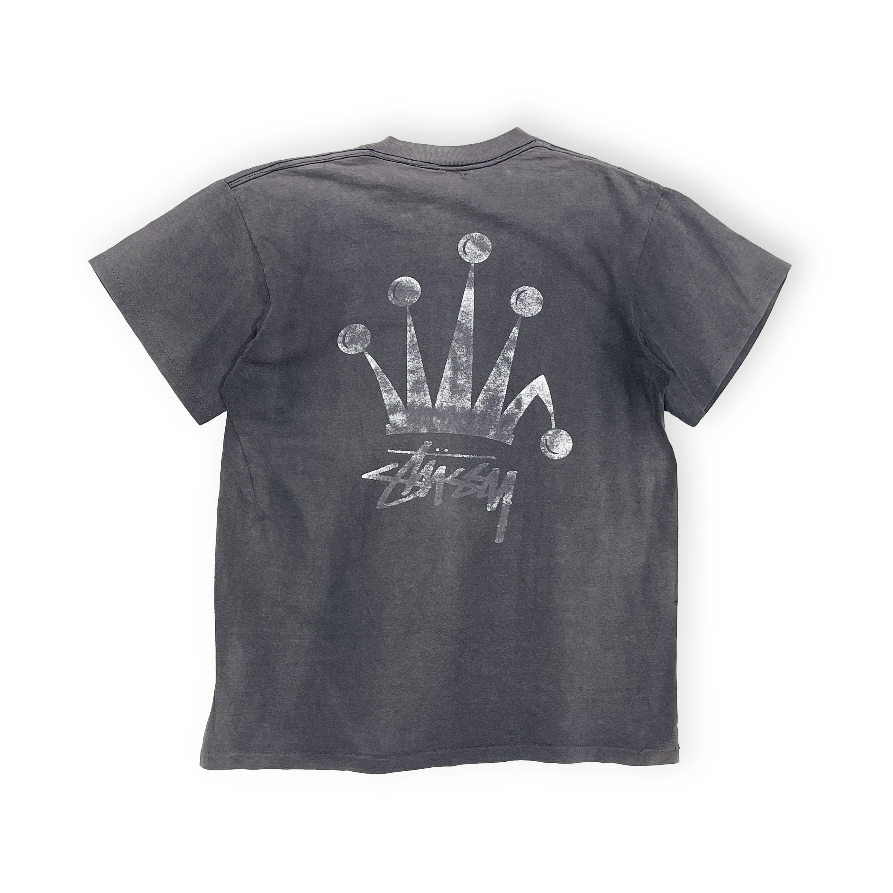 90's Old STUSSY 折れクラウン T Size (L)位 – frgeek