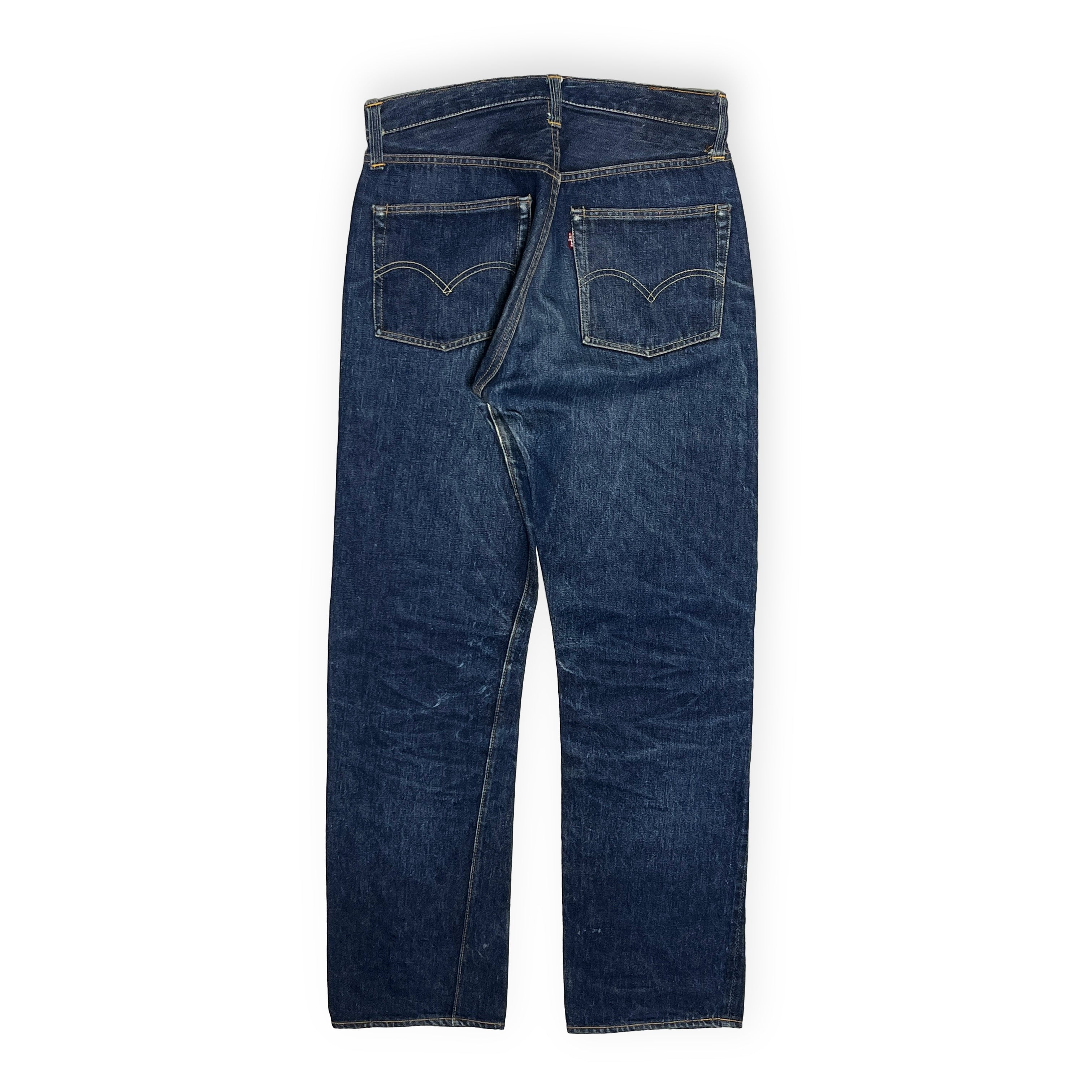 50's Levi's 501XX Denim PT Leather 濃紺 極上色落ち Size (W31 L32