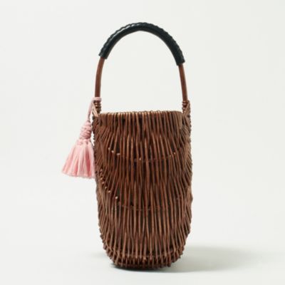 Pale Jute(ペール ジュート)のweekend basket（Large）＋別色タッセル