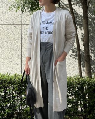 DRESS HERSELF(ドレスハーセルフ)のロングカーディガン／シルク通販