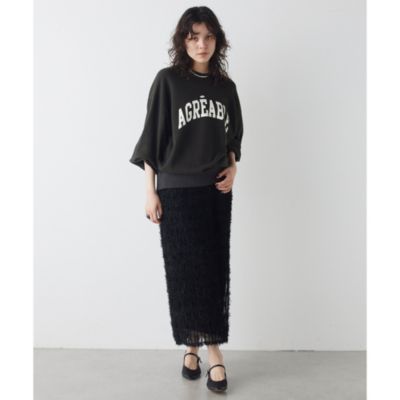 Whim Gazette(ウィム ガゼット)の【THE PAUSE】ロゴスウェットプル