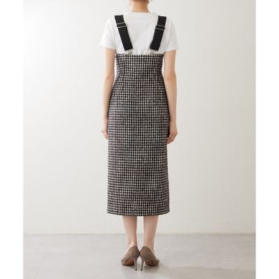 Whim Gazette(ウィム ガゼット)のZIPサスペンダーワンピース通販