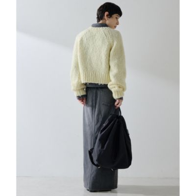 Whim Gazette(ウィム ガゼット)のハンドニットカーディガン通販