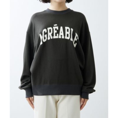 Whim Gazette(ウィム ガゼット)の【THE PAUSE】ロゴスウェットプル