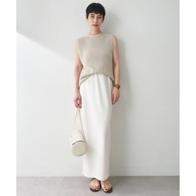 Whim Gazette(ウィム ガゼット)のカットジョーゼットスリットスカート