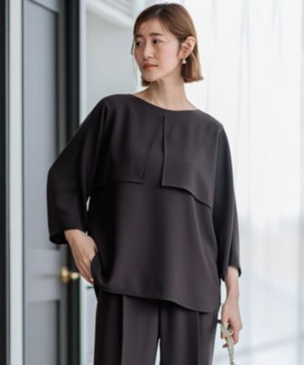 23区(ニジュウサンク)の【洗える】ストレッチジョーゼット ケープ