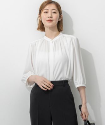 23区 L(ニジュウサンク エル)のライトバックサテンアムンゼン ギャザー