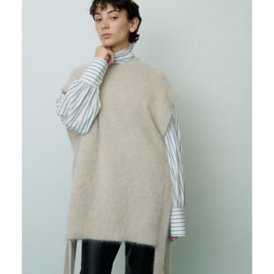 Whim Gazette(ウィム ガゼット)の【THE PAUSE】ファーニットベスト通販