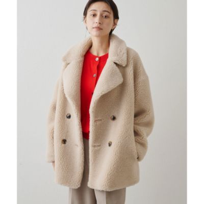 Whim Gazette(ウィム ガゼット)の【THE PAUSE】ボアダブルコート通販