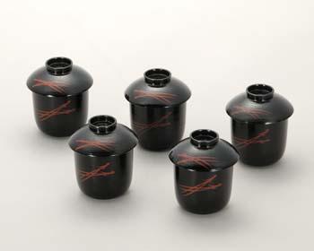 脇引（わきびき）脇取盆（わきとりぼん）大小組 木製うるし塗り