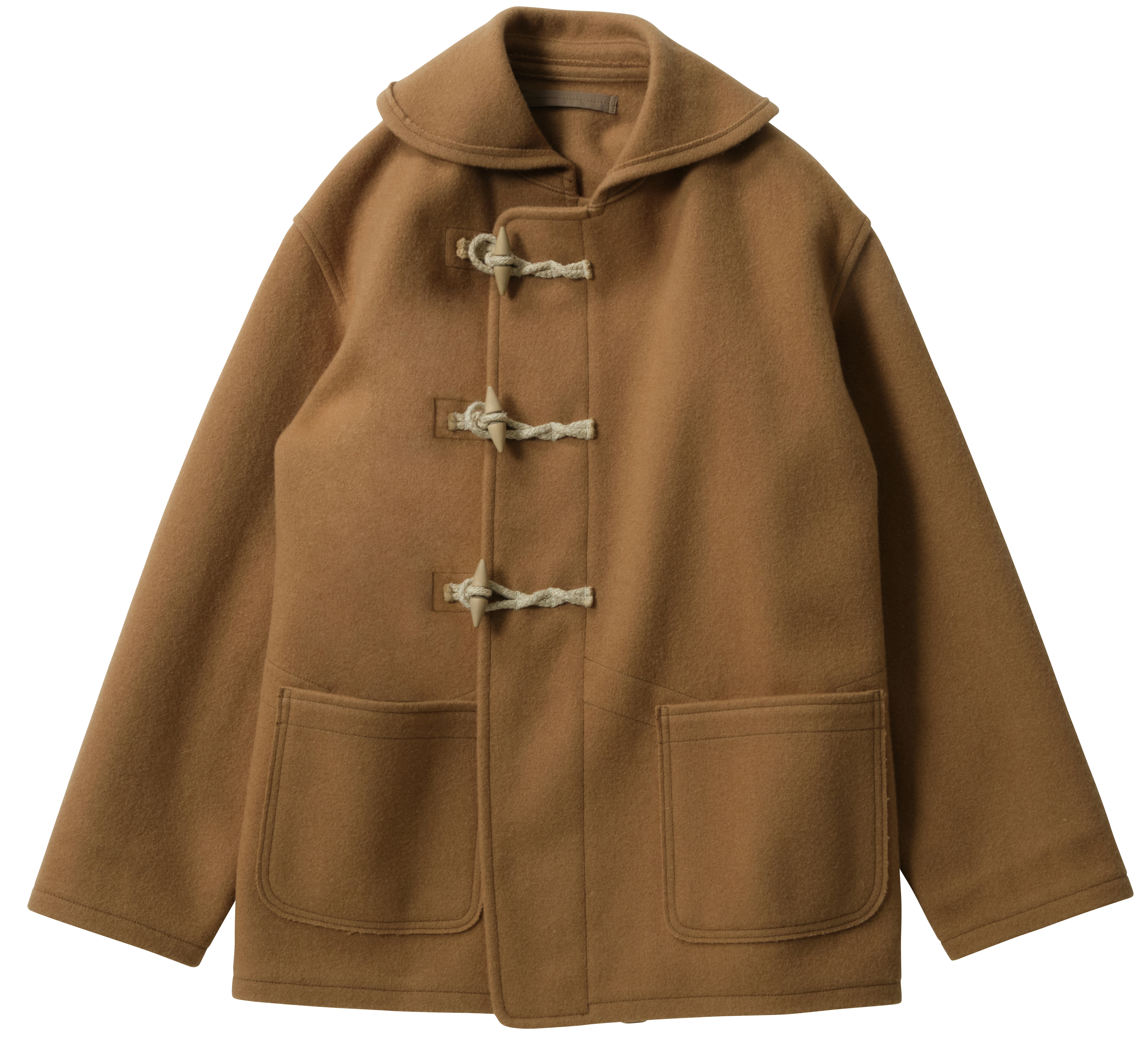 レオパード柄スカートはダッフルコートで大人っぽい着こなしに