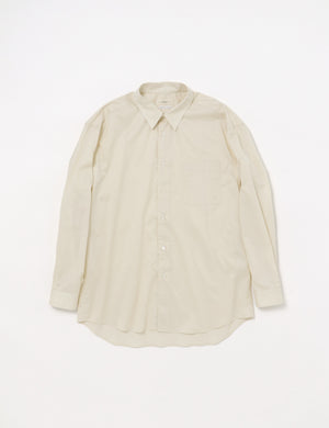 COTTON TWILL STANDARD SHIRT – FUJI