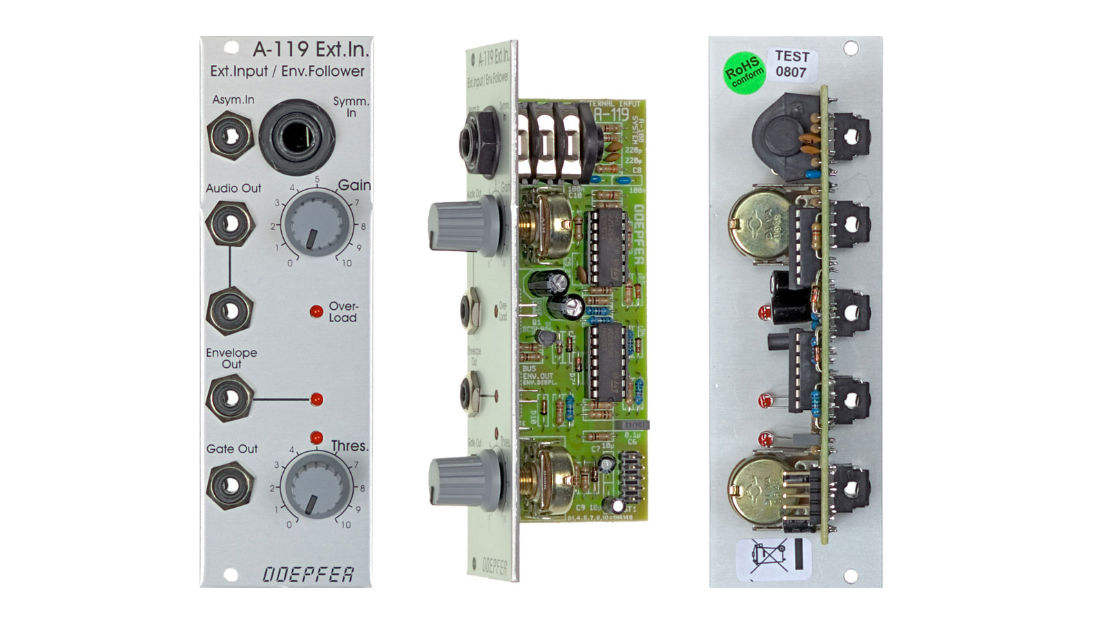 A-119V Ext.In. Ext.Input/Env.Follower - A-100 Eurorack Modular