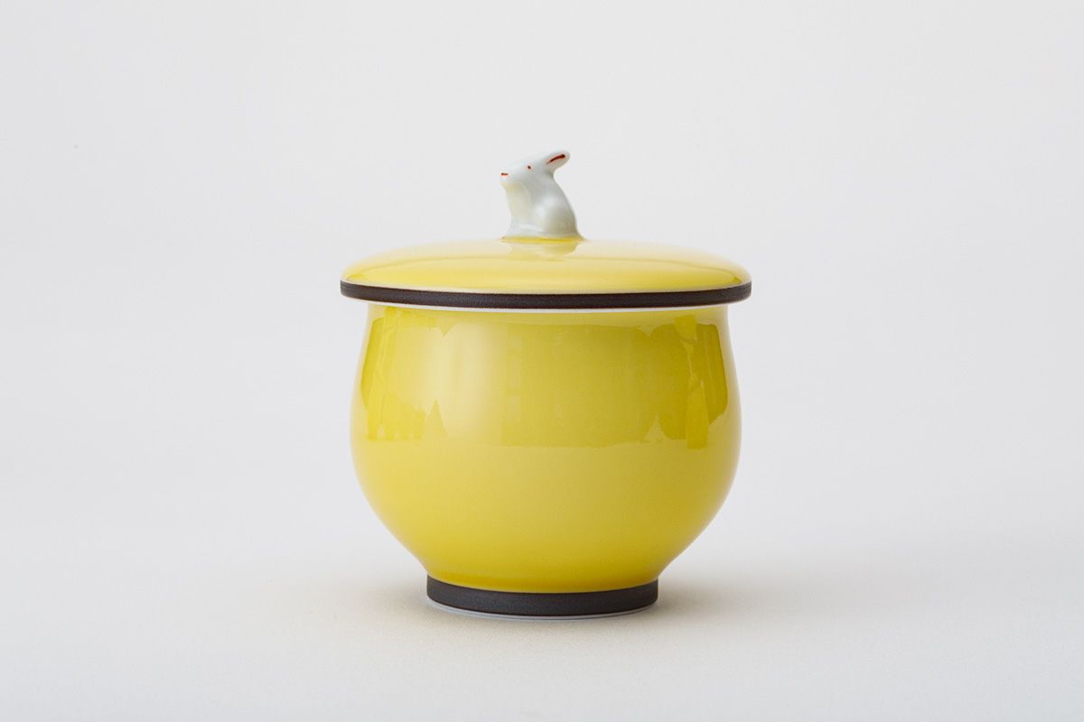 黄地兎(うさぎ) 急須茶器揃 | 有田焼 深川製磁｜公式オンラインストア