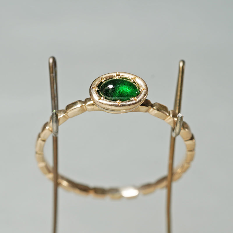 tatsuo nagahata / グリーンガーネットリング (LM7148) – Fuligo