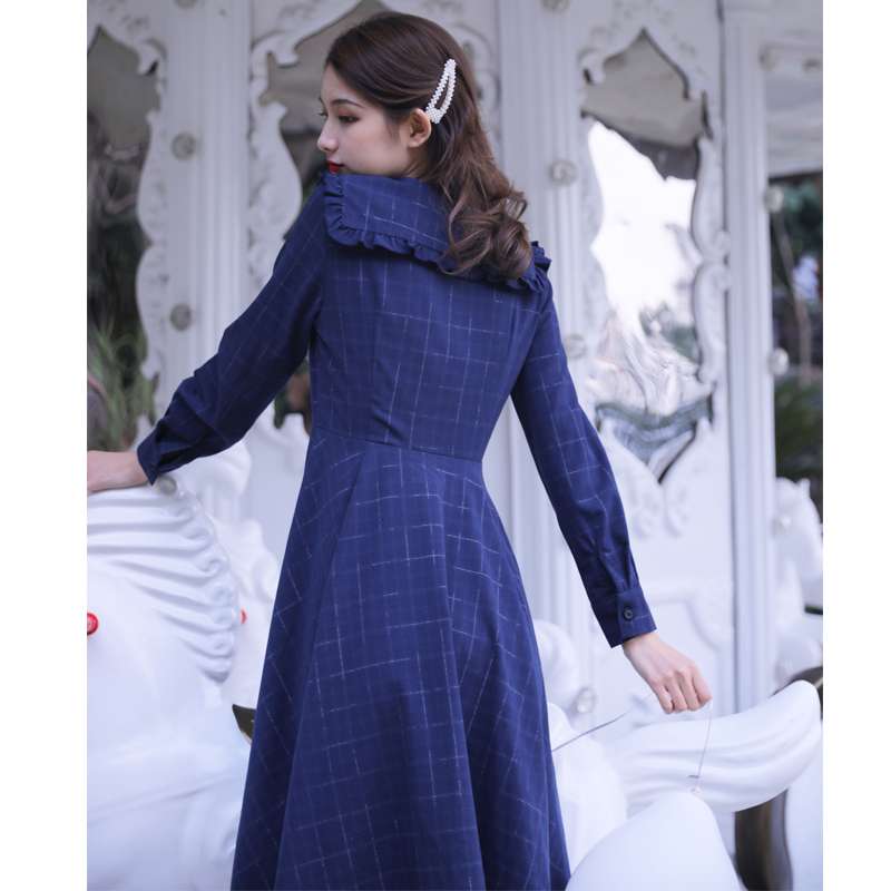 セーラー服 レトロ風セーラーカラーワンピース スカート|セーラー服