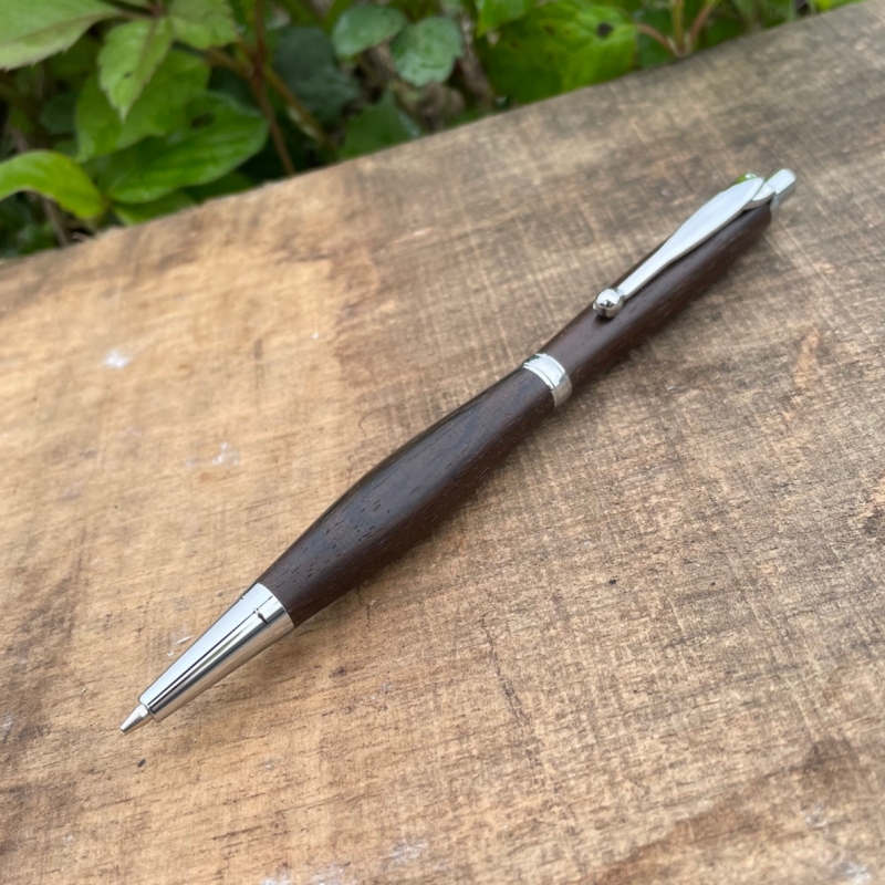 木製シャープペンシル 0.5mm（黒柿・艶消し仕上げ）2Pice】木製