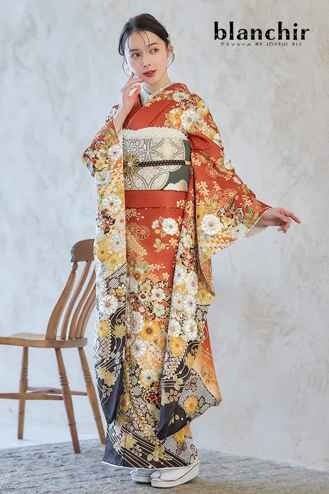 オレンジの条件に一致した成人式振袖一覧 | 成人式の振袖レンタル