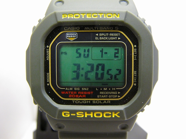 オリーブカーキ色が特徴的なスピードモデル、GW-M5600A買取しました