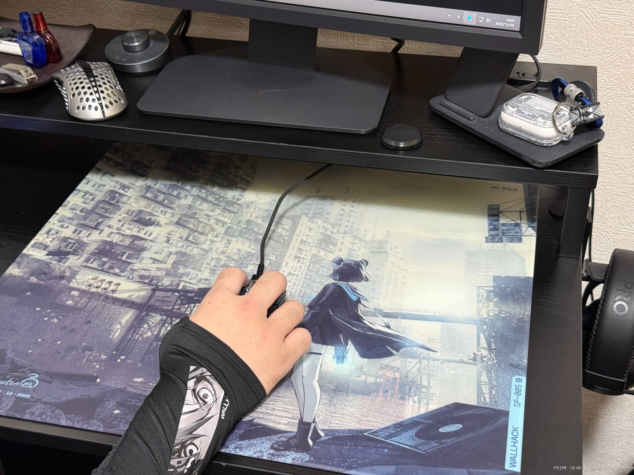 第5世代「Desolate Yume Wallhack SP-005」はガラスマウスパッドの正当