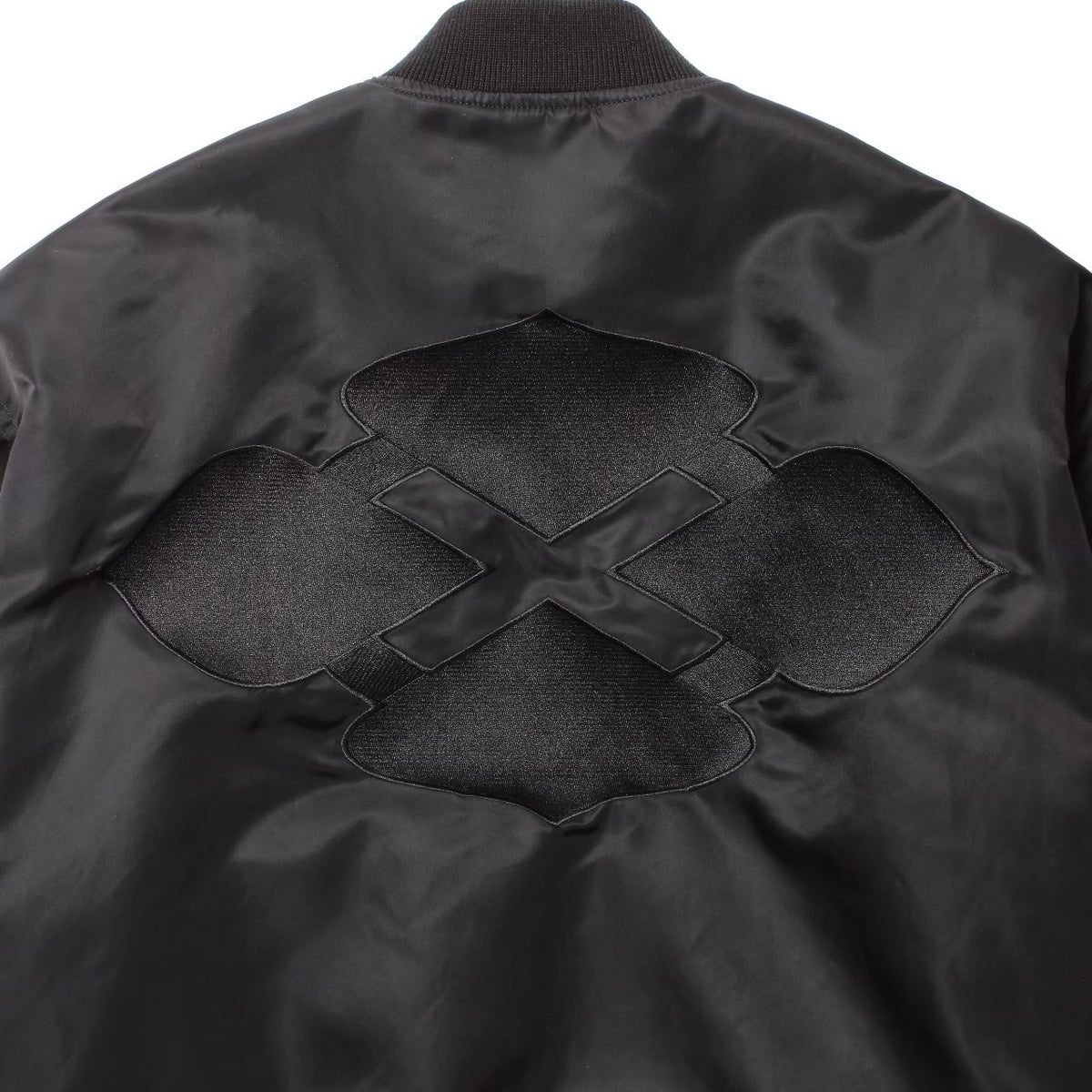 GAKKIN × BUDSPOOL 花罰 MA-1 FLIGHT JACKET BLACK – GXX