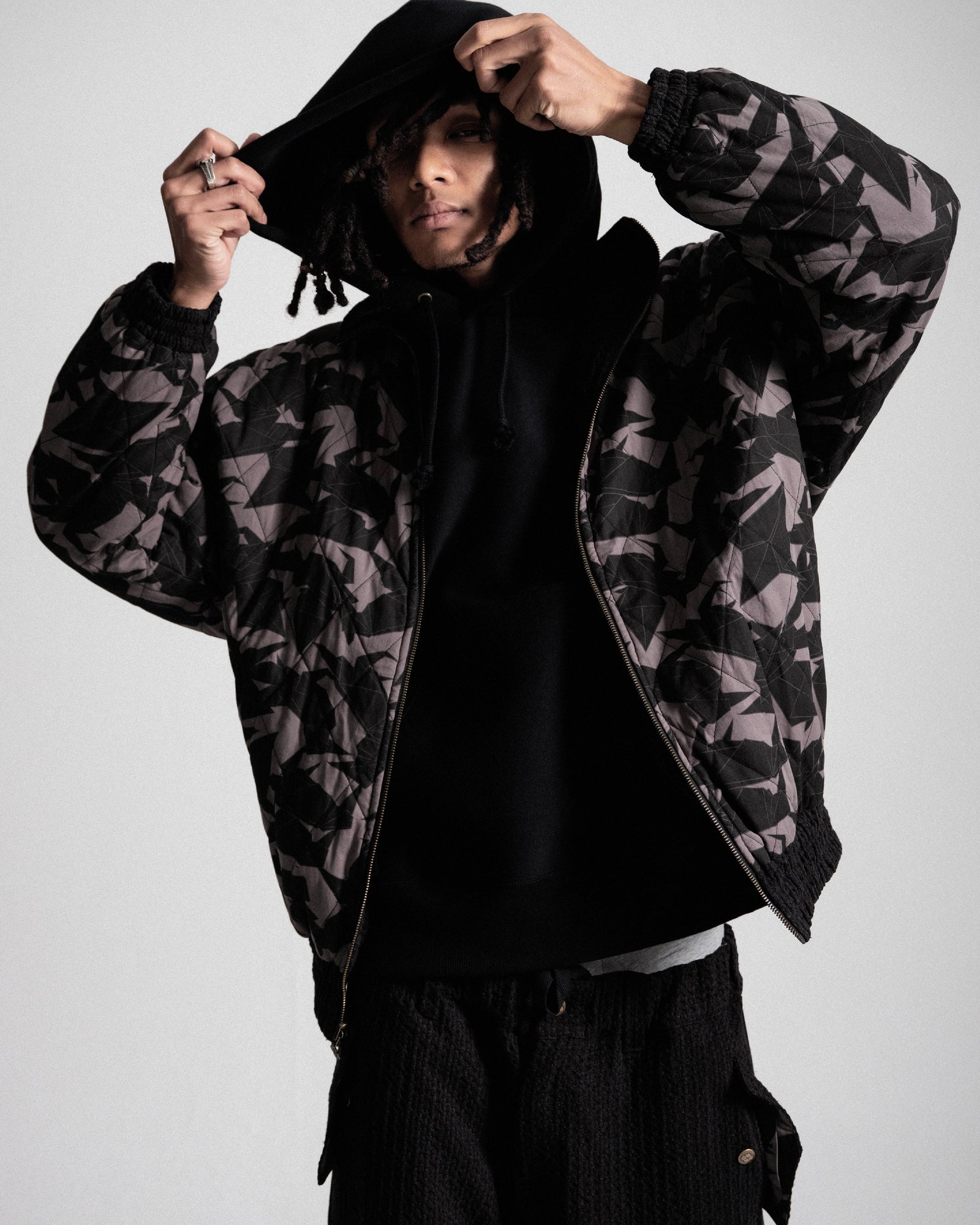 折り鴉 PAPER CROWS REVERSIBLE JACKET – GXX