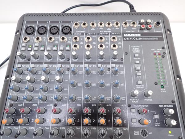 高額買取実施中!!】MACKIE 12chアナログミキサー ONYX 1220 | 楽器買取