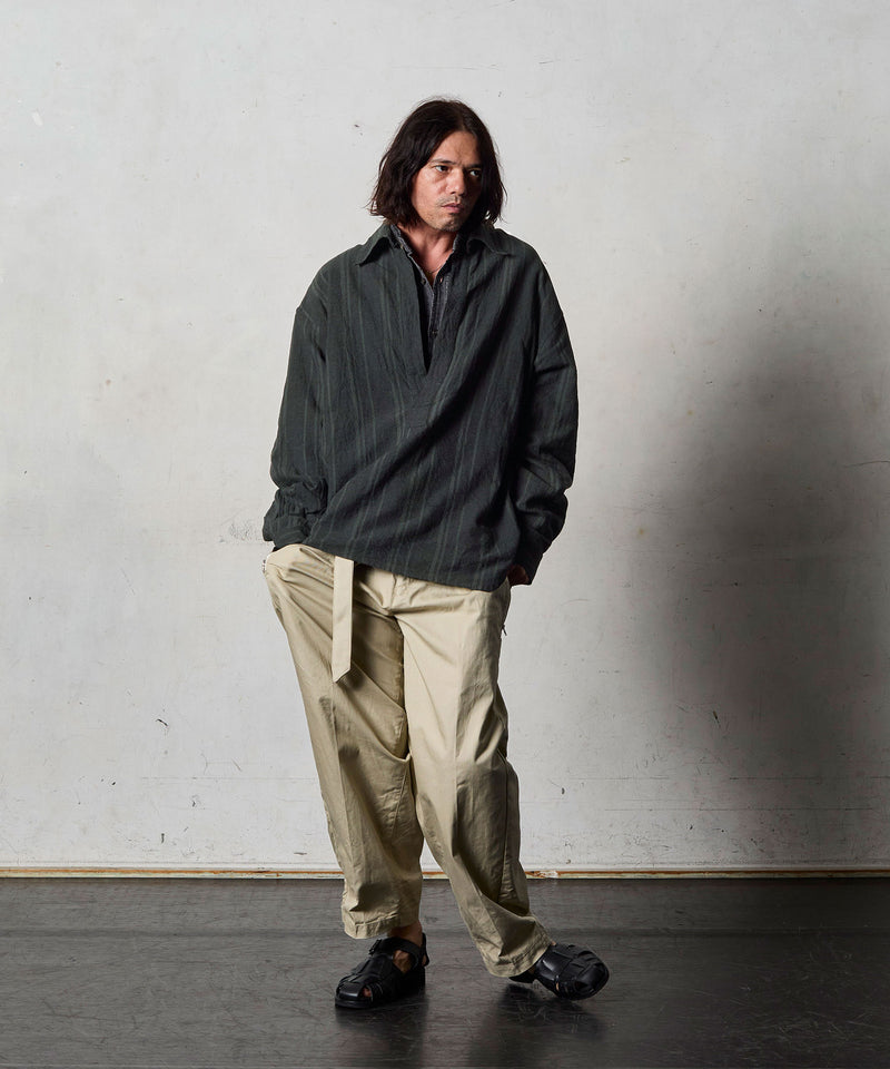 EGO TRIPPING / BREBREEZE エゴトリッピング スキッパーシャツ プル