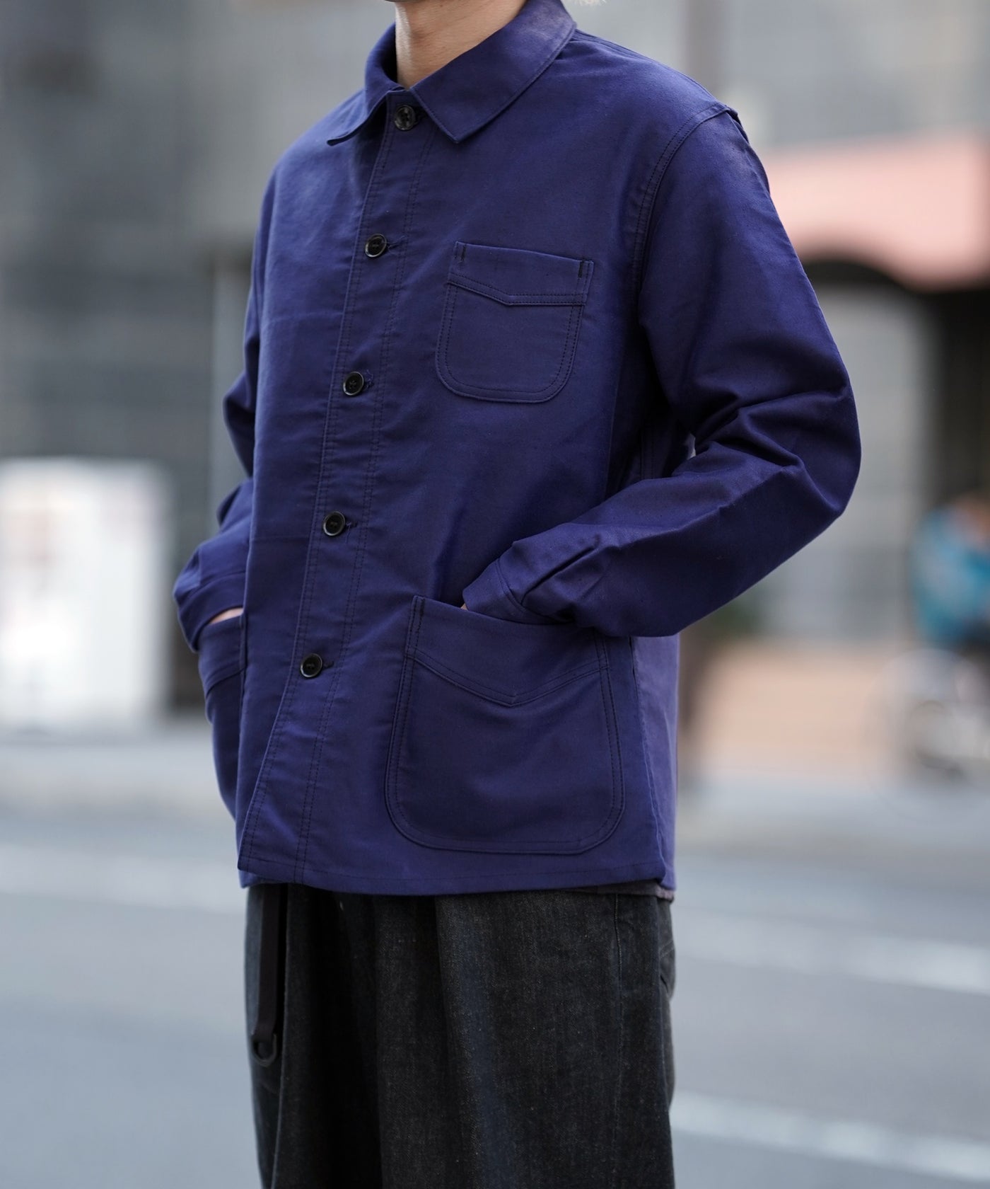 Le Mont St Michel MOLESKIN JACKET DEAD STOCK / モンサンミッシェル