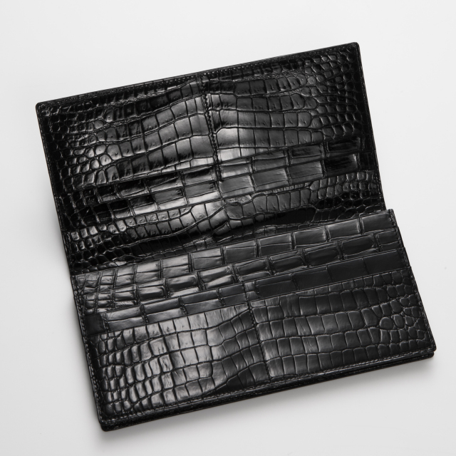 無双長財布（切り目）限定バージョン [HI1300LTD] クロコダイルレザー