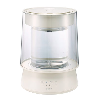 Qoo10] QUADS ガラススチーム加湿器 GLASS グラス